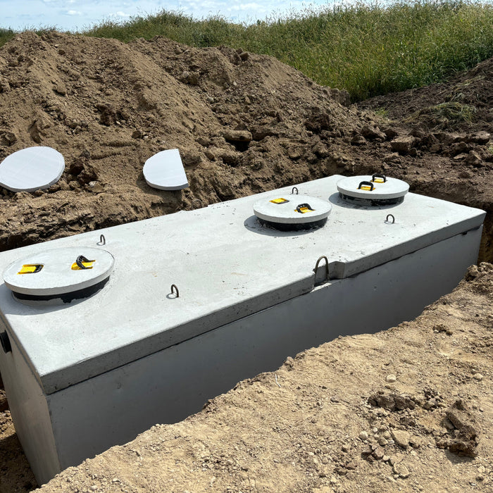 DirtWorX Excavating septic system installation site near Audubon, MN