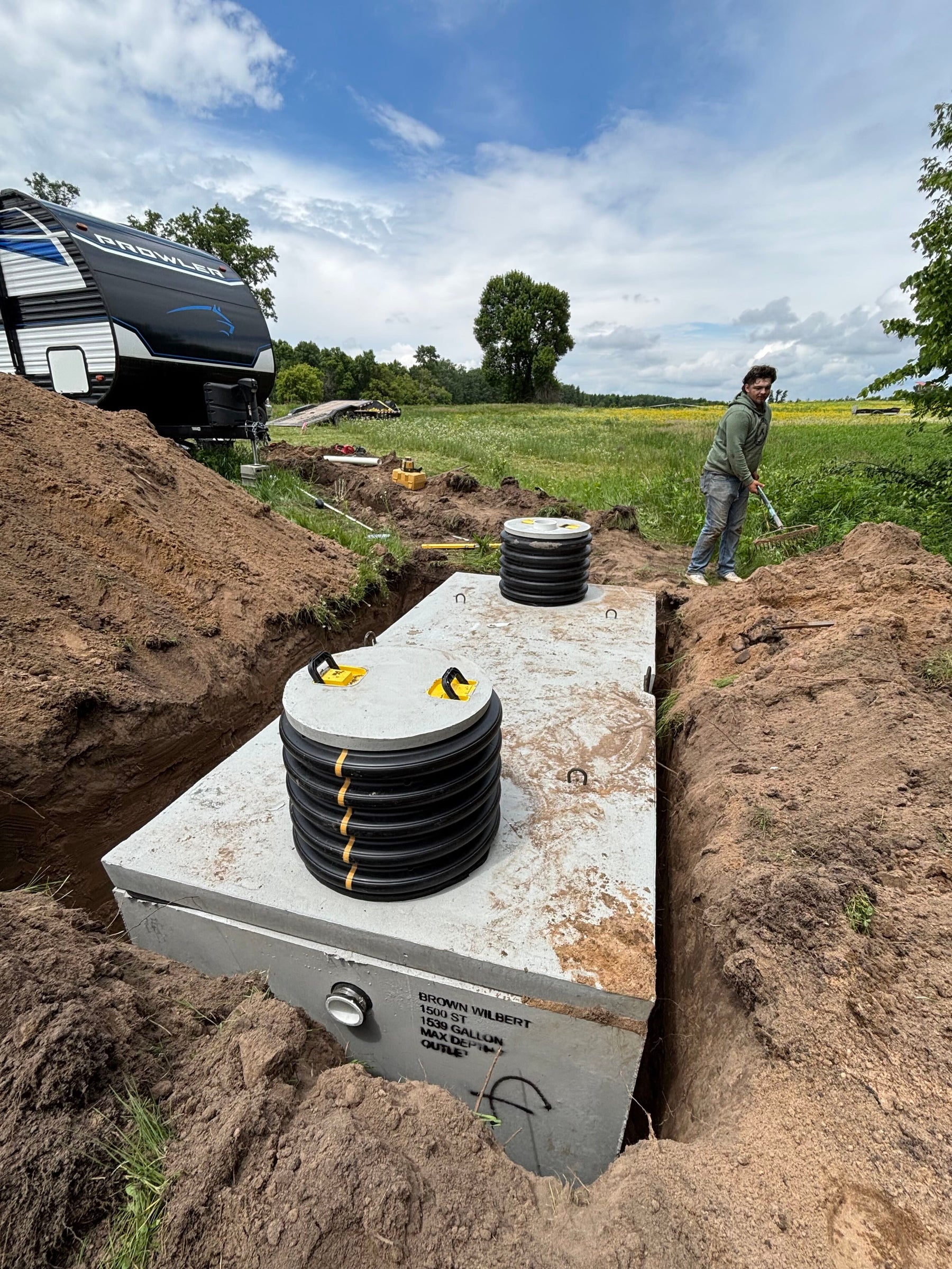 Septic Installation for Lake Properties in Dent, MN