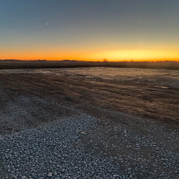 Drain field installation site near Pelican Rapids, MN