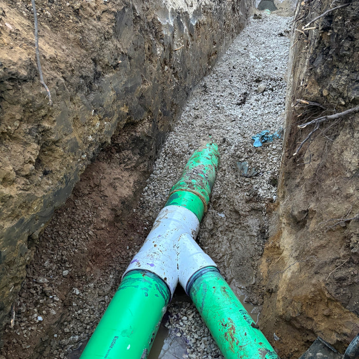 Septic system inspection site in Frazee, MN